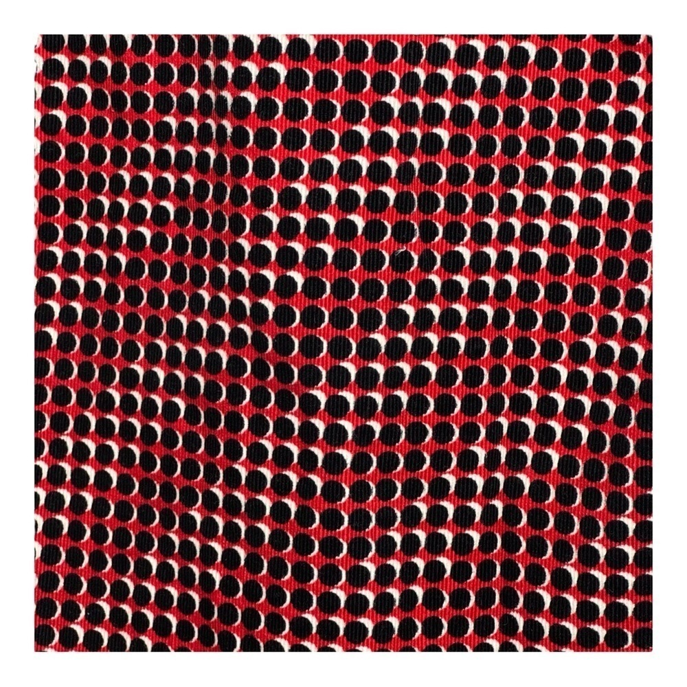 Boden Hannah Seam Detail Red Black Polka Dot Corduroy Sheath Dress - Picture 5 of 6
